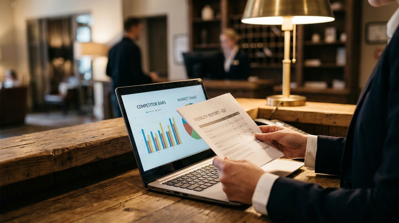 Real Hotel AI Visibility Report Explained: 2026