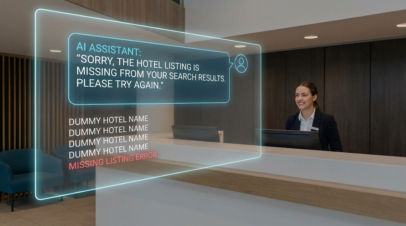 Why Hotels Disappear From AI Answers- How to Fix It