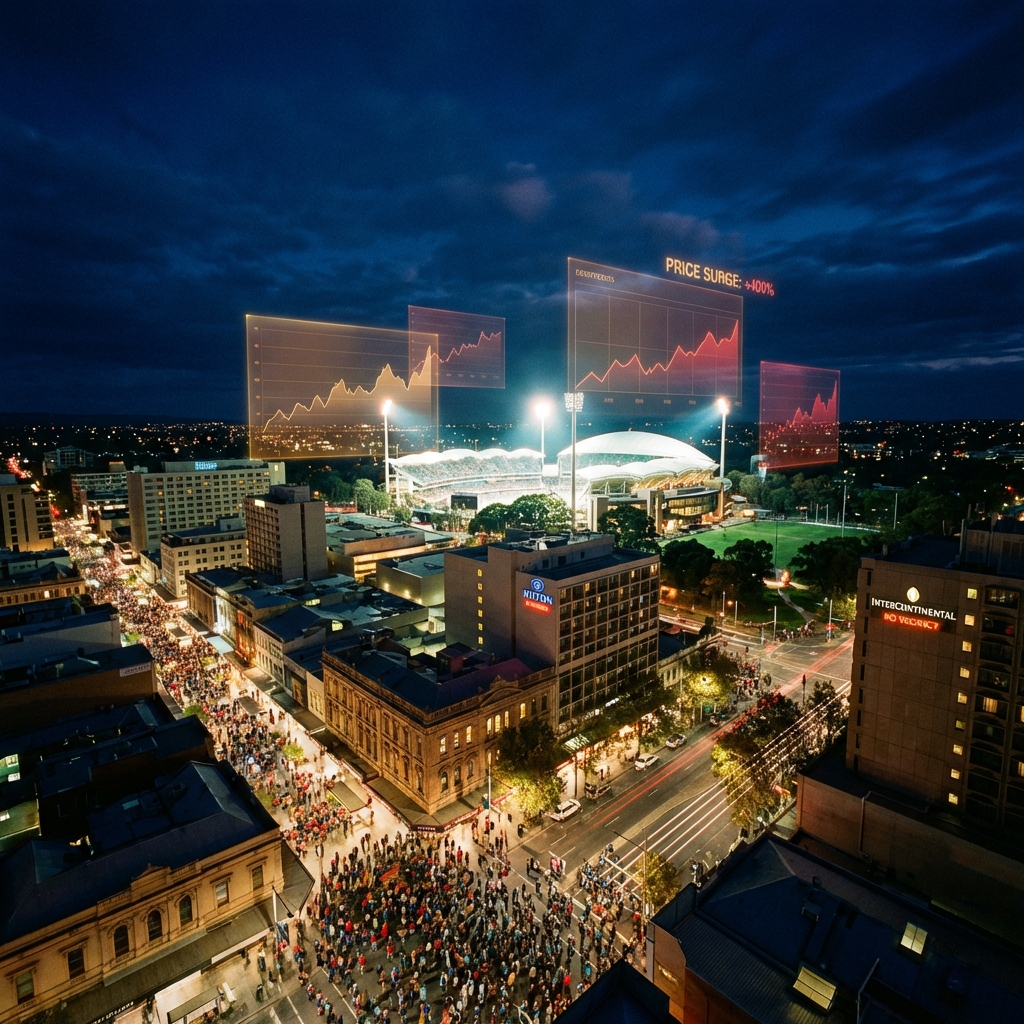 AFL Gather Round is about to compress Adelaide's hotel market — here's the data