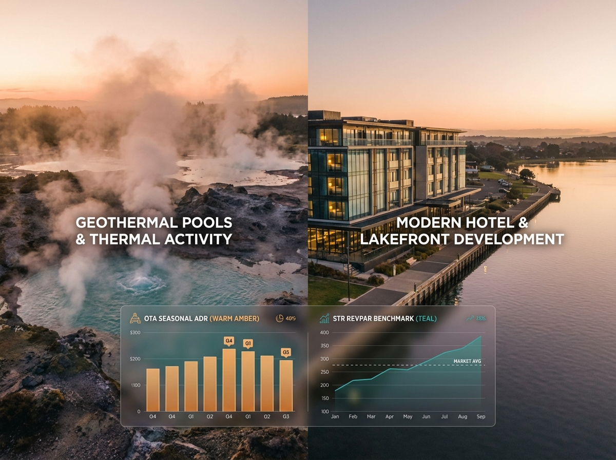 What OTA and STR Data Together Actually Tell You About the Rotorua Hotel Market