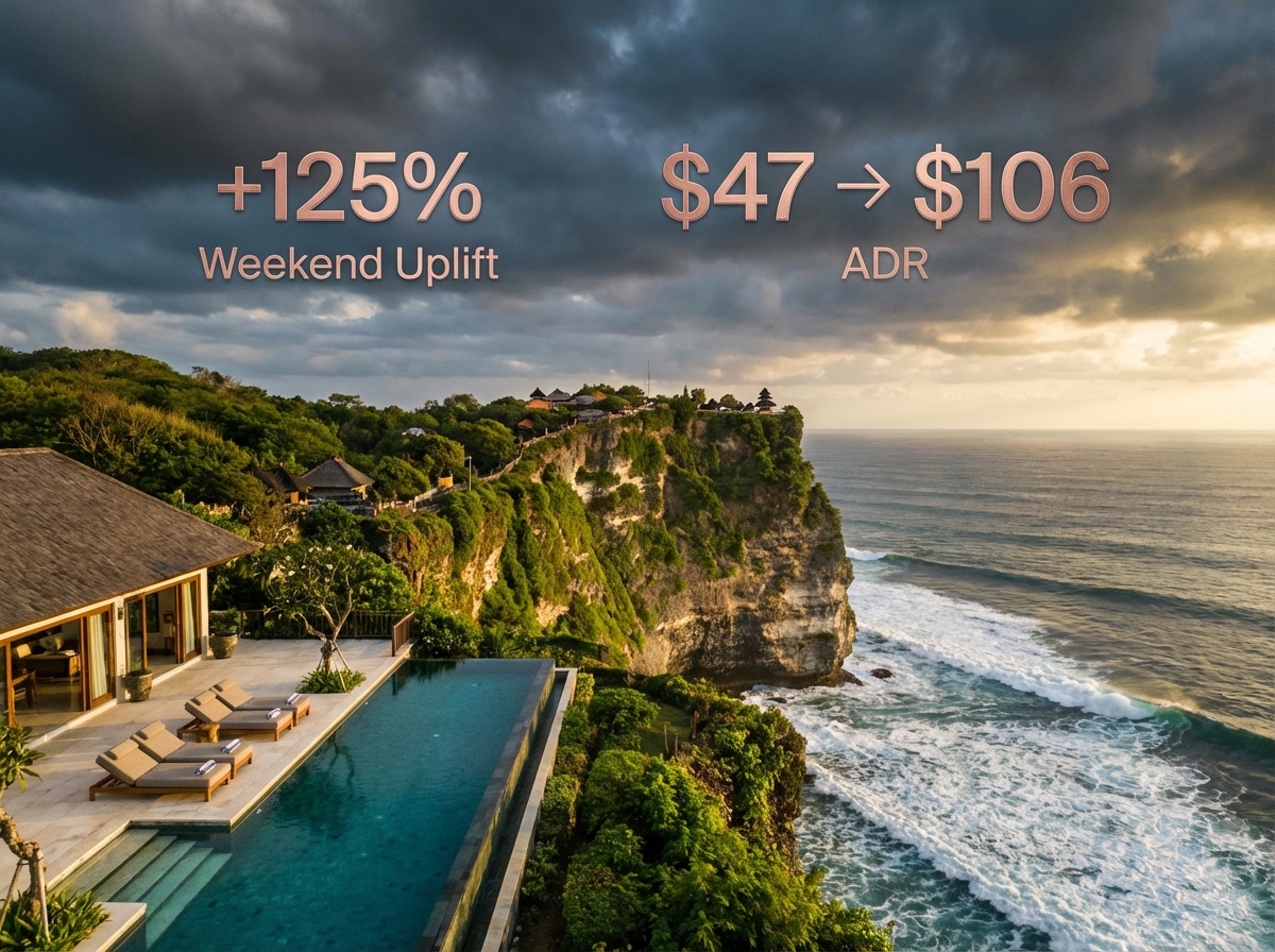 Uluwatu Hotel Pricing 2026: Bali's Highest-Yield Weekend Market Revealed